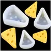 8 Moldes de Silicona de Grado Alimenticio para Queso Gato y Ratón Jerry Simulación Bermuda Horneado Pastel Pinza Queso
