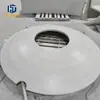 Banco de hormigón translúcido con remolino de disco redondo, silla luminosa nocturna para zona escénica, adorno de paisaje de cemento translúcido de forma irregular