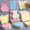 Notas Post-It para Alunos do Ensino Fundamental, Papel para Anotações, Adesivos de Etiqueta em Forma de Coração, Tiras Pequenas, Adesivos Coloridos em Forma de Coração com Aparência Sofisticada para Alunos do Ensino Fundamental II