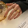 Joyería europea y americana anillo simple universal personalizado estilo ins conjunto de anillos simples creativos personalizados juego de 7 piezas