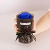 Rosa de Navidad mini flor seca ramo pequeño Día del Maestro enviar a novia cita bolsillo vida eterna flor de jabón venta al por mayor