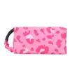 Bolsa de Cosméticos Impermeable Estampado de Leopardo Gran Capacidad Bolsa de Tocador de Viaje Bolsa de Almacenamiento para Cosméticos y Lápices
