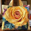 Bolso de Mano con Estampado de Moda Trendy para Mujer Bolso de Hombro Bolso Tote Acolchado Nuevo Producto Transfronterizo 3D Temu Amazon