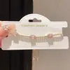 Pulsera de Tirar Ovalada de Zircón Amor Estilo Francés Lujo Ligero Pulsera de Gama Alta Moda Exquisita Joyería de Nicho para Mujeres
