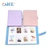 Adecuado para Polaroid Álbum de Fotos de Cuero PU de 3 Pulgadas para 256 Fotos, Álbum de Colección para Almacenamiento de Fotos de Fotografía Digital, Álbum de Tarjetas