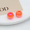Cuentas de 16 mm Color Crema Agujero Recto Color Caramelo Acrílico Hecho a Mano con Cadena para Teléfono Móvil Colgante para Coche Accesorios de Collar