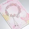 Explosões Super Fada Mori Cristal Lua Pulseira Feminina Design de Nicho Estudante Joker Cor Doce Pulseira de Namorada