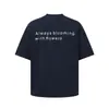 Camiseta de Manga Corta Casual Urbana Versátil Estilo Americano con Estampado de Letras Rumei para Hombres y Mujeres, Top Sencillo Holgado de Media Manga para Verano