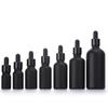 En Stock'Botella Gotero Boston para Aceite Esencial 10ml Negro Brillante Base de Maquillaje Líquida Negra Botella de Relleno de Esencia a Prueba de Luz'