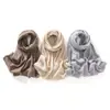 Nova coleção outono e inverno: cachecol de cashmere de cor sólida, com trama aberta, para mulheres, oferecendo calor, conforto e um estilo versátil e minimalista