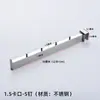 Viga transversal de tubo quadrado cabideiro para loja de roupas prateleira cabide de cinco esferas montado diretamente na parede estante de exposição cabide de cinco pregos