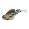 Isca Luya Dez Cores Mini Silicone Macia Peixe Saltitante 6cm8g Anti-Enrosco Fundo Cauda em T Isca para Pesca em Água Doce Marisca Equipamento de Pesca