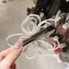Nuevo Clip de Garra de Flor de Perla Estilo Chino Pinza para el Cabello para Mujeres Clip Lateral de Gama Alta Clip para Flequillo Parte Posterior de la Cabeza Pinza para Recogidos Accesorios para el Cabello