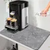 Ventas Directas de Fábrica Popular Alfombrilla de Drenaje para Fregadero de Color Sólido Hogareña de Diatomeas Absorbente de Agua Secado Rápido Alfombrilla para Cafetera Posavasos Aislante