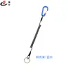 Cordão de Pesca Atacado com Corda Anti-Perda, Fio de Aço Telescópico, Cordão com Mosquetão de Retorno Automático