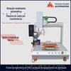 Máquina de Solda Digital Totalmente Automática Hongzhan Máquina de Solda com Display LED Máquina de Solda Automática Rotativa de Quatro Eixos Máquina de Solda por Pontos