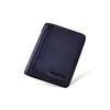 Cartera King Paul para hombre de cuero para licencia de conducir para hombre cartera corta vintage cepillada de triple pliegue bolsa antirrobo para deslizar tarjetas