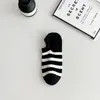 Calcetines Cortos para Mujer para Primavera y Verano, Hechos a Mano, Clásicos, Rayas de Colores, Lindos, Estilo Universitario, Versátiles, Calcetines Bajos para Mujer, Venta al por Mayor de Fábrica