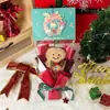 Regalo de Navidad Mini Ramo Producto Terminado Creativo Ramo de Muñeco de Santa Claus para Niños Nochebuena Regalo de Navidad