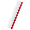 Pente Hartley Pet Redondo Losango Dentes Espaçados Poodle Bichon Pente de Beleza Cão e Gato para Remover Pelos Soltos 19cm