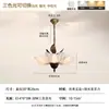 Nuevo Lámpara de Araña de Flores Estilo Chino Lámpara de Vestíbulo Estilo Retro Medieval Francés 2025 Nueva Estética Dinastía Song Lámpara de Pétalos para Sala de Estar