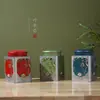 Nueva Lata Cuadrada de Hojalata para Té Té Negro Té Verde Té Aromático Dahongpao Lata Vacía Sellada para Té en Stock
