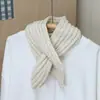 Bufanda acanalada de color liso cruzada para niños, calentador de cuello decorativo versátil para niños y niñas, bufanda cálida de otoño e invierno para bebé