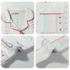 Pijama Dulce y Lindo para Mujer de Primavera y Otoño, Imitación de Algodón, Pantalones Finos de Manga Larga, Conjunto de Dos Piezas de Ropa de Casa Holgada para Otoño e Invierno