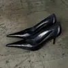 Primer Encuentro Ji Chica Picante Tacones de Aguja para Mujer 2026 Otoño Nuevos Zapatos de Salón Poco Profundos Estilo Socialité