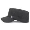 Gorro Plano Cálido de Lana Twill con Forro de Borrego, Estilo Nuevo de Invierno para Hombres de Mediana Edad y Mayores, Protector de Oídos, Resistente al Viento, de Algodón para Exteriores