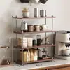 Estante de Almacenamiento Estilo Vintage Más Vendido en el Extranjero Estante Multicapa Ajustable para Ollas Estante para Tazas de Té Estante para Condimentos de Escritorio