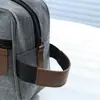 Bolsa de tocador simple para hombre para exteriores transfronteriza, bolsa de almacenamiento de productos para el cuidado de la piel de viaje, bolsa cosmética portátil de doble capa a prueba de humedad