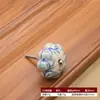 Puxador de Guarda-Roupa de Móveis Moderno Minimalista Puxador de Arte de Cerâmica Estilo Chinês Pastoral Abóbora de Gaveta de Armário de Furo Único