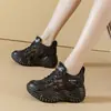 Zapatos Casuales de Malla Transpirable para Mujer Primavera/Verano 2026 Zapatillas Chunky de Papá Nueva Temporada Ligeros con Suela Gruesa para Aumentar la Altura Zapatos Deportivos para Personas Bajitas