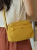 Bolsa de Lona para Exportación Transfronteriza para Mujer de Gran Capacidad 2025 Nueva Informal Pequeña Cuadrada Versátil Amplia Correa Ancha para Hombro y Cruzada