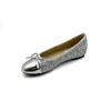 Sapatos Planos Redondos com Laço para Aumentar Altura de 3CM para Mulheres, Novos Sapatos Mary Jane Slip-On Color Block Estilo Francês 2026