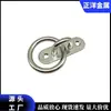 Hebilla de puerta ovalada de acero inoxidable de 5/6/8 mm con anilla hebilla fija accesorios para toldo de yate
