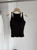Nuevo Chaleco Deportivo Casual Estilo Coreano de Verano con Sujetador Incorporado para Mujer, Bloque de Color, Tirantes Finos, Se Puede Usar por Fuera, Diseño de Espalda