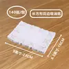 Papel de Encaje Redondo Absorbente de Aceite Específico para Alimentos Rectangular Ovalado Papel Absorbente de Aceite Flor de Separación de Aceite para Frituras Barbacoa