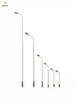 1:75-1:500 Materiales de Construcción para Arenero DIY Modelo de Farola Luminosa Tubería de Acero Luz de Carretera de una Sola Cabeza 3v