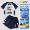 2025 Nuevo Traje de Baño Infantil de Dibujos Animados Dragon Ball con Cuentas, Pantalones Cortos de Natación Divididos para Niños Guapos, Equipo de Natación con Protección Solar, Moderno