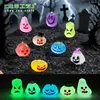 Transfronterizo Nuevo Halloween Luminoso Calabaza Pequeña Casa de Muñecas DIY Accesorios Decorativos Micro-paisaje Escritorio Pequeños Adornos