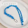 Bolso de Estilo Nuevo con Correa Tejida a Mano de Paracord, Correa de Muñeca Anticaída para Llevar, Tendencia Portátil de Cuerda Tejida Estilo Nuevo