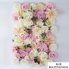 Fondo de boda con flores artificiales, pared de flores, decoración de ventanas de centros comerciales, pared de flores, traje, flores falsas, accesorios de diseño de escenario