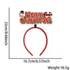 Nova Tiara de Natal com Estampa Brilhante de Rena e Papai Noel, Tiara de Desenho Animado para Adultos e Crianças, Presente de Natal