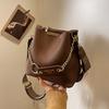 Bolso de Mujer 2026 Nuevo Modelo Bolso Cruzado Otoño e Invierno Bolso Cubo Diseño de Nicho Bolso de Hombro de Mujer Retro con Correa Ancha Versátil