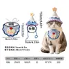Bufanda Tejida para Gato Sombrero Tejido para Mascota Babero para Gato Perro Gato Colgante Gato Perro Lindo Toalla Resbaladiza