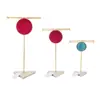 Soporte de Joyería de Terciopelo Base de Mármol Soporte Multifuncional para Exhibición de Joyería Soporte para Collares y Pendientes Accesorios para Exhibición de Joyería Lote