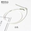 Venta al por mayor de fábrica Corea del Sur cuerda de cera collar cuerda en stock cuerda para colgante cuerda de cuero negro cordón accesorios cuerda venta al por mayor