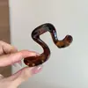 Novo Presilha de Garra Minimalista para Coque na Parte de Trás da Cabeça, Grampo de Cabelo Versátil Criativo, Acessório de Cabelo Meia Garra